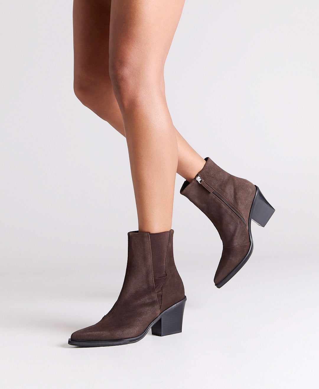 Adriana | Dark Brown Oiled Suede-ECOMM