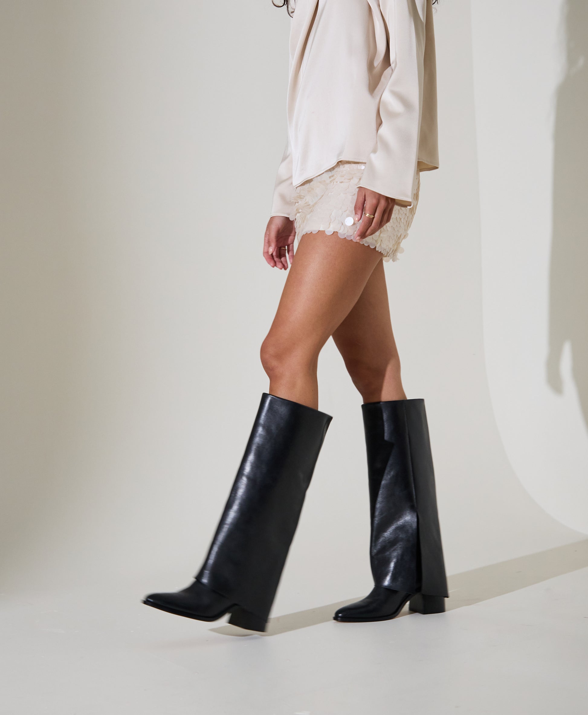 Amsterdam Knee Hight Boot - Boots Long | Womens Shoes - Mi Piaci