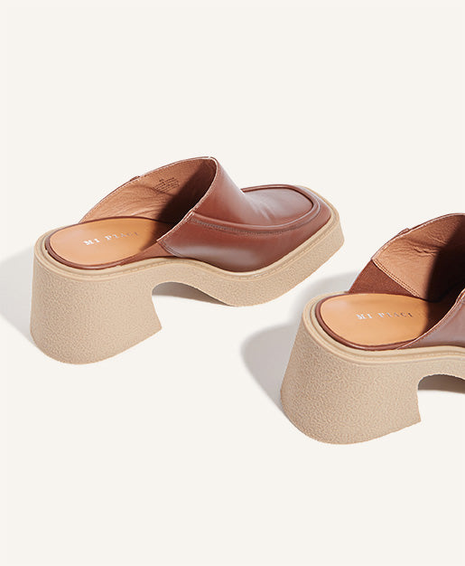 Bene Platform Mule - Mules | Womens Shoes - Mi Piaci