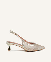 Dazzle Slingback Heel - Courts | Womens Shoes - Mi Piaci