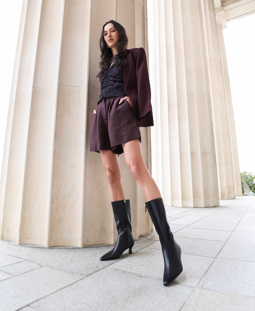 Debs Knee High Boot - Boots Long | Womens Shoes - Mi Piaci