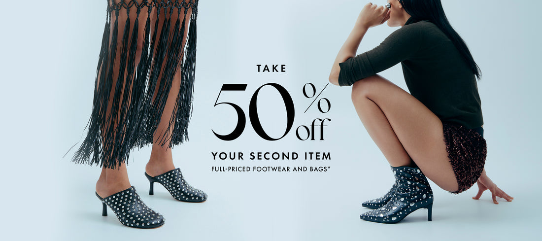Take 50% off your second new season item