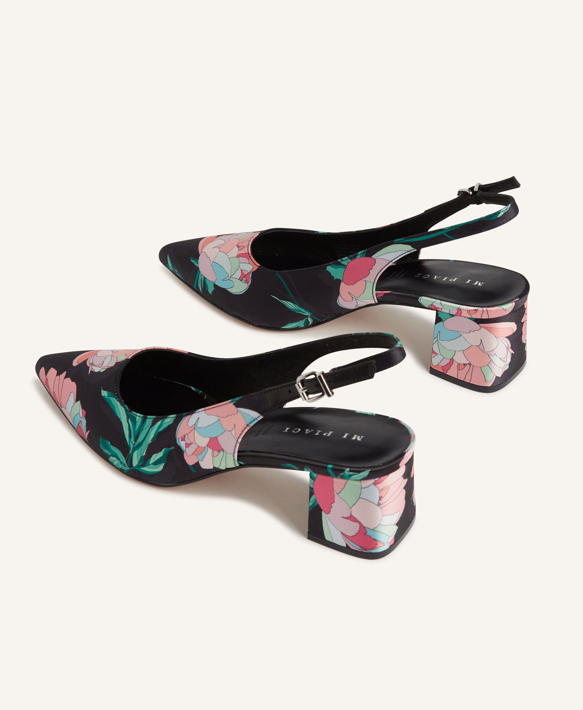 Duchess Satin Slingback Heel - Heels Low | Womens Shoes - Mi Piaci