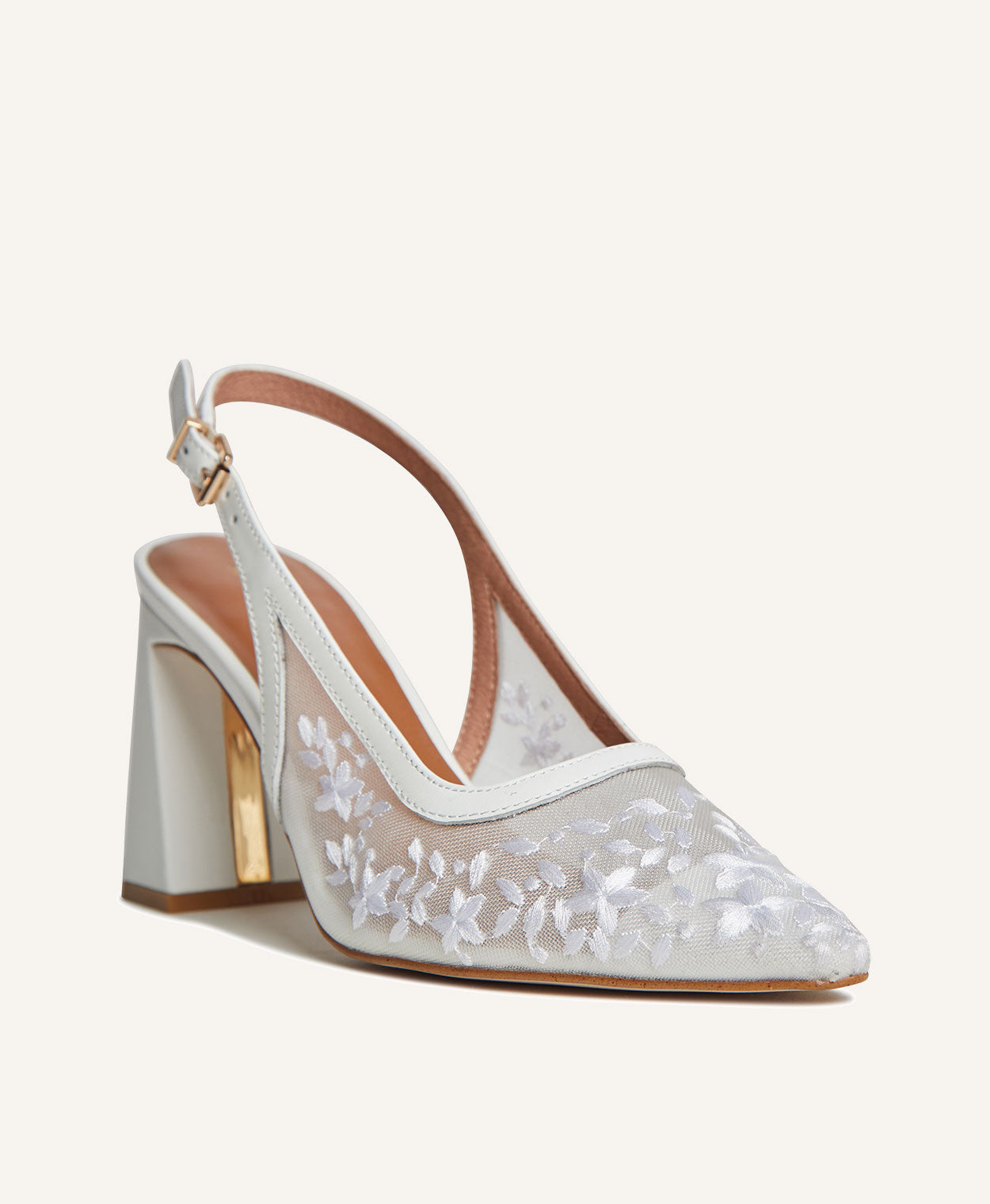 Marley Mesh Slingback Heel - - Mi Piaci
