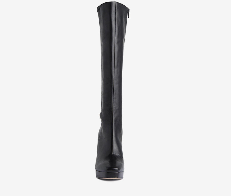 Mila Knee High Boot - Boots Long | Womens Shoes - Mi Piaci