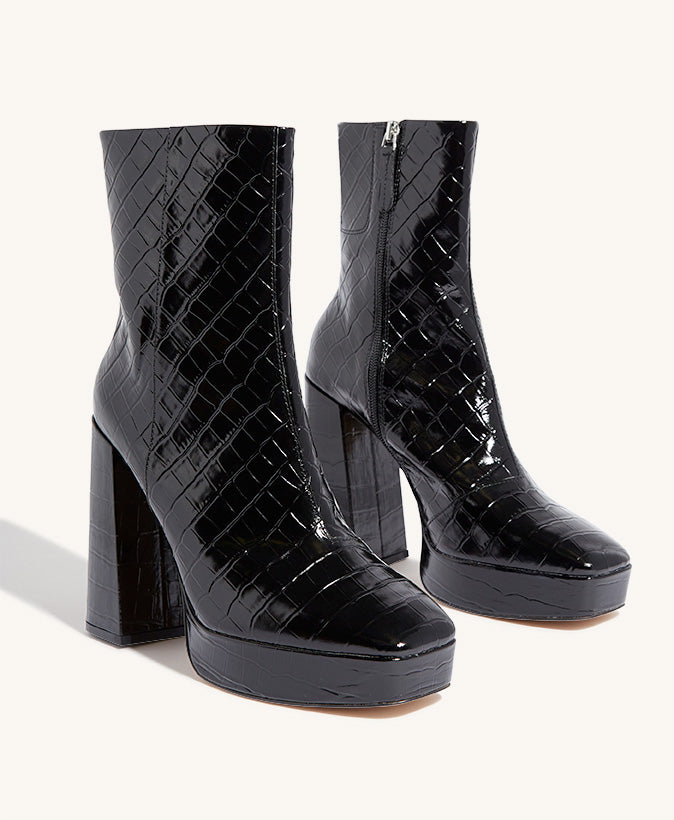 Morley Platform Boot - Heels High | Womens Shoes - Mi Piaci