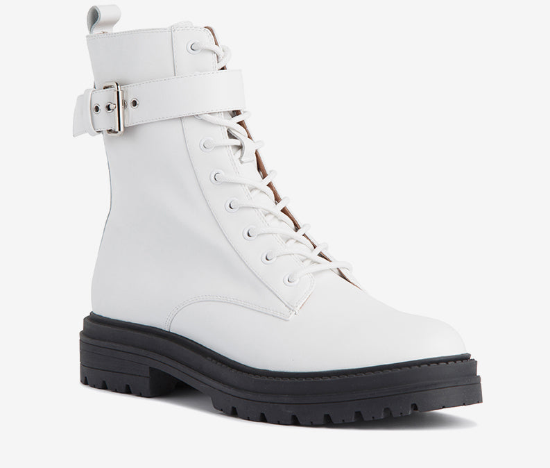 Niko Leather Combat Boot - Boots Ankle | Womens Shoes - Mi Piaci