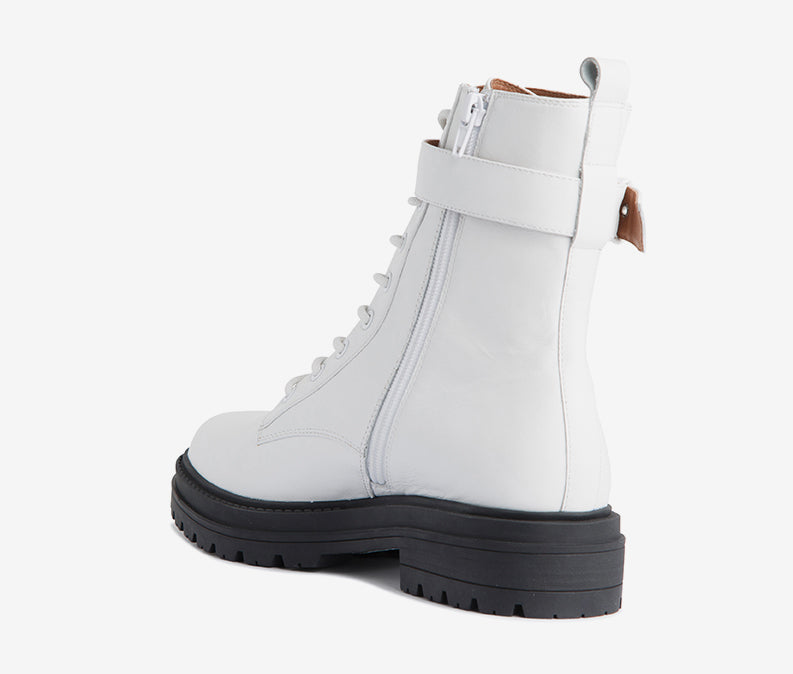 Niko Leather Combat Boot - Boots Ankle | Womens Shoes - Mi Piaci