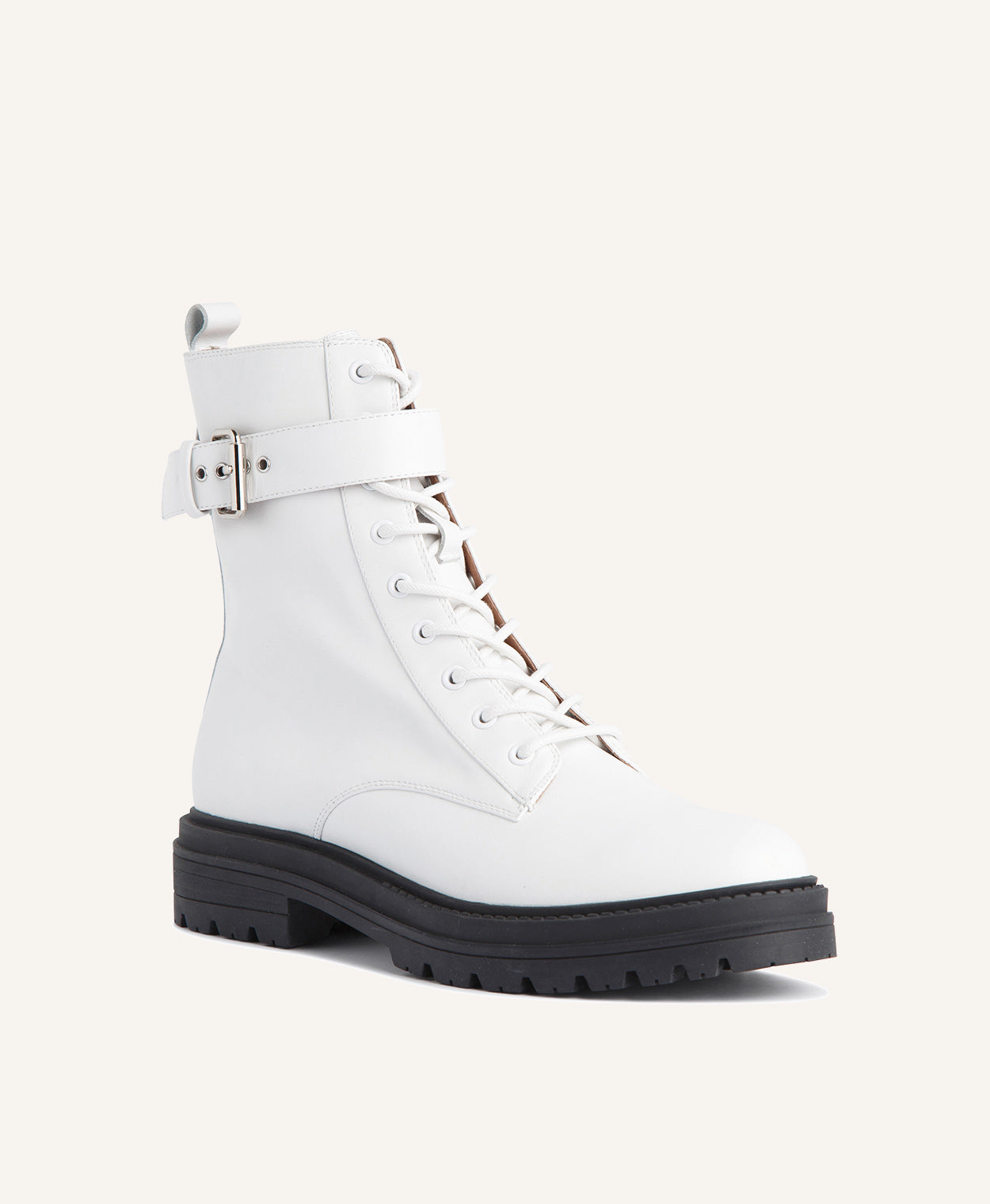 Niko Leather Combat Boot - Boots Ankle | Womens Shoes - Mi Piaci