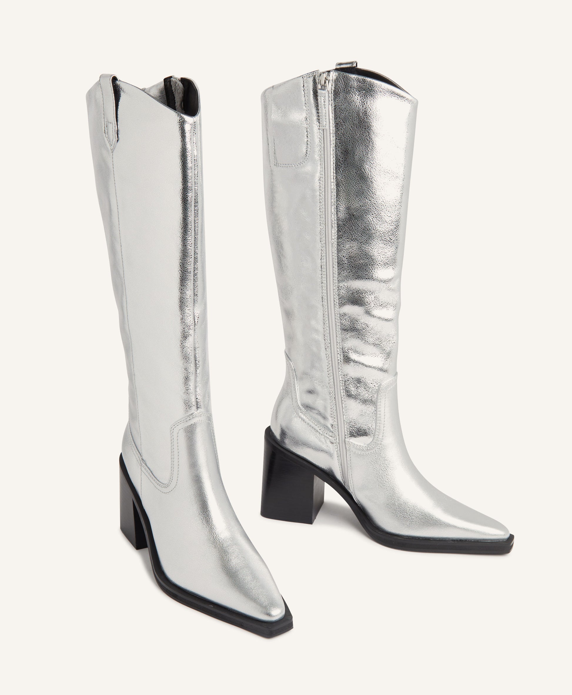 Shoreditch Knee High Boot - Boots Long | Womens Shoes - Mi Piaci