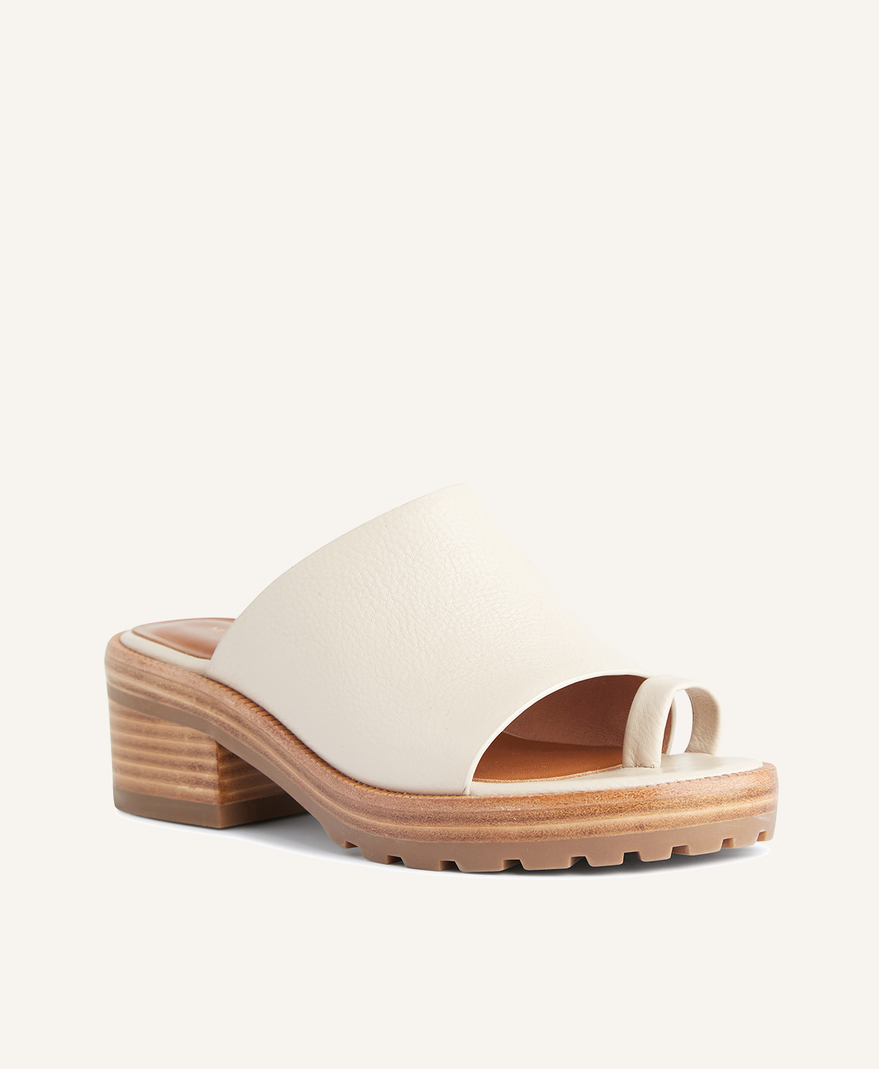 Ellen leather slide sandal sale