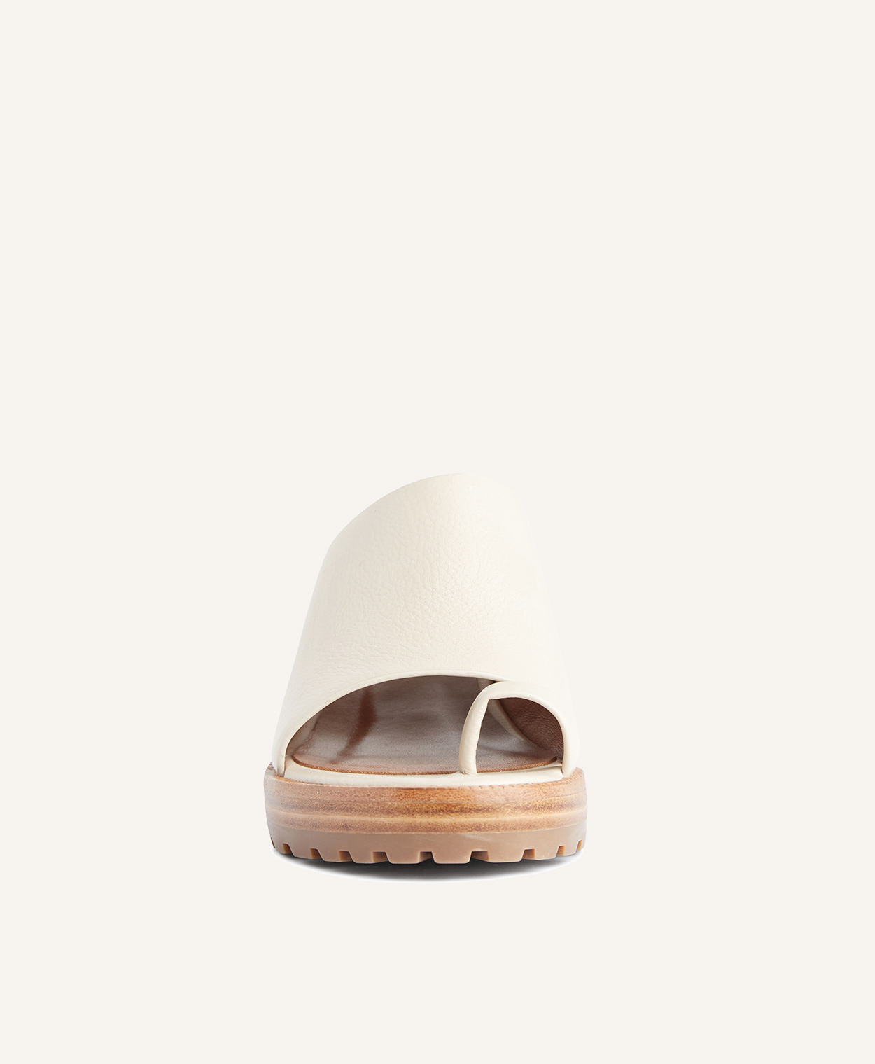 Ellen leather slide sandal sales